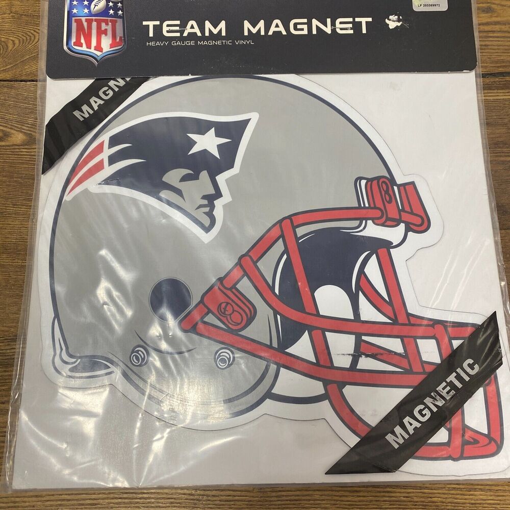 New England Patriots Vinyl Team Magnet Helmet Decal Football Sport Car Truck 12